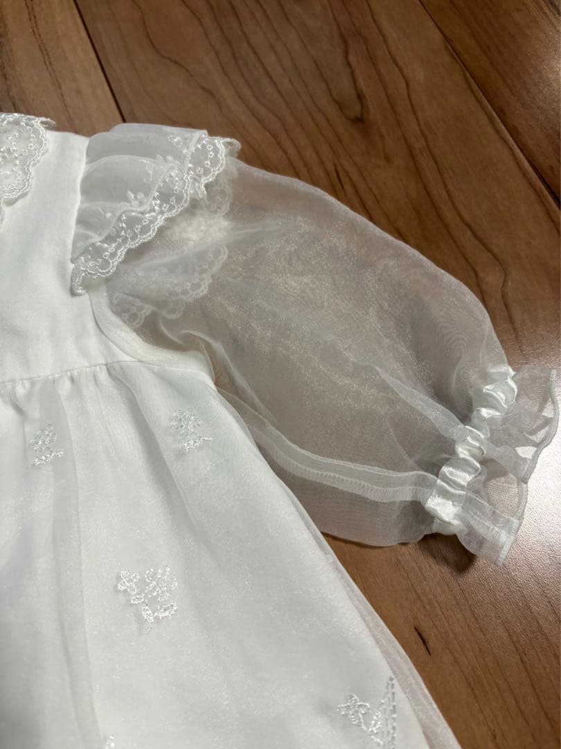 ファミリア　ベビードレス　セレモニードレス　帽子付き　50