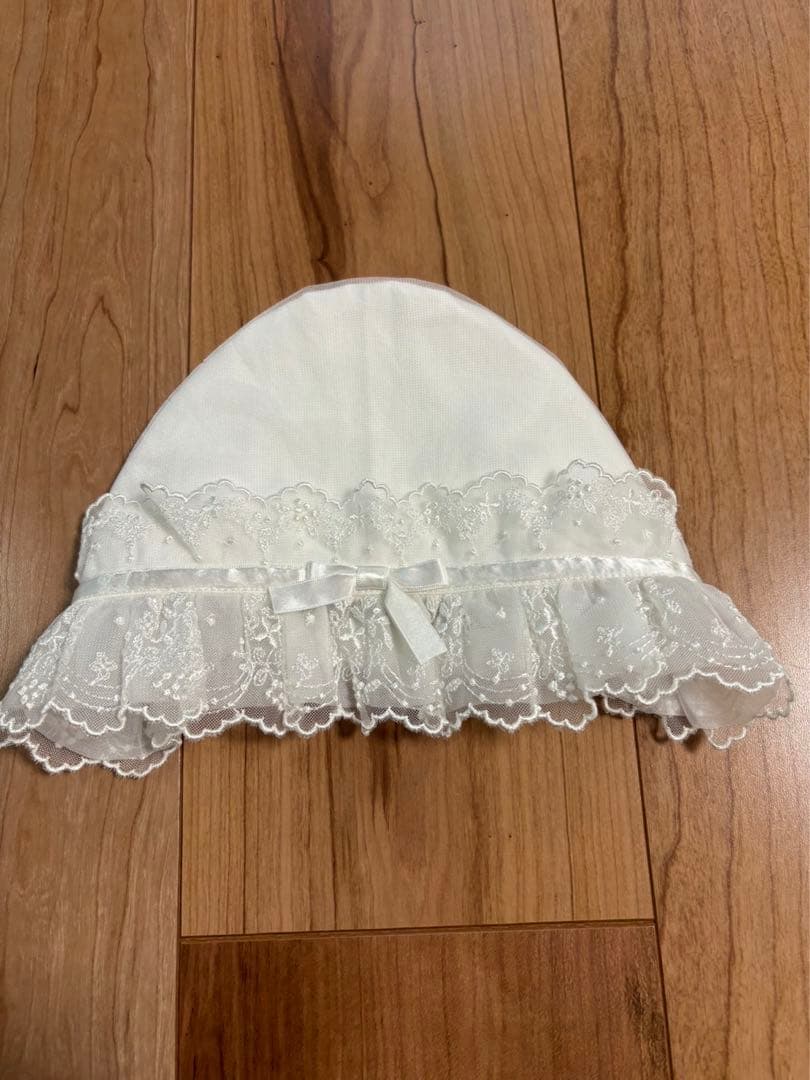 ファミリア　ベビードレス　セレモニードレス　帽子付き　50