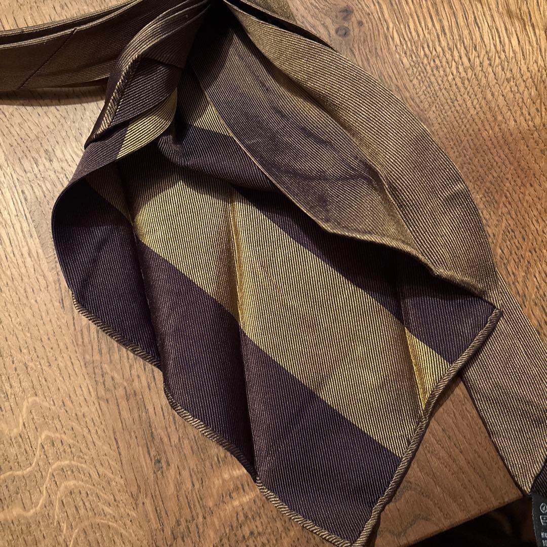 タイユアタイ セッテピエゲ ソリッドネクタイ