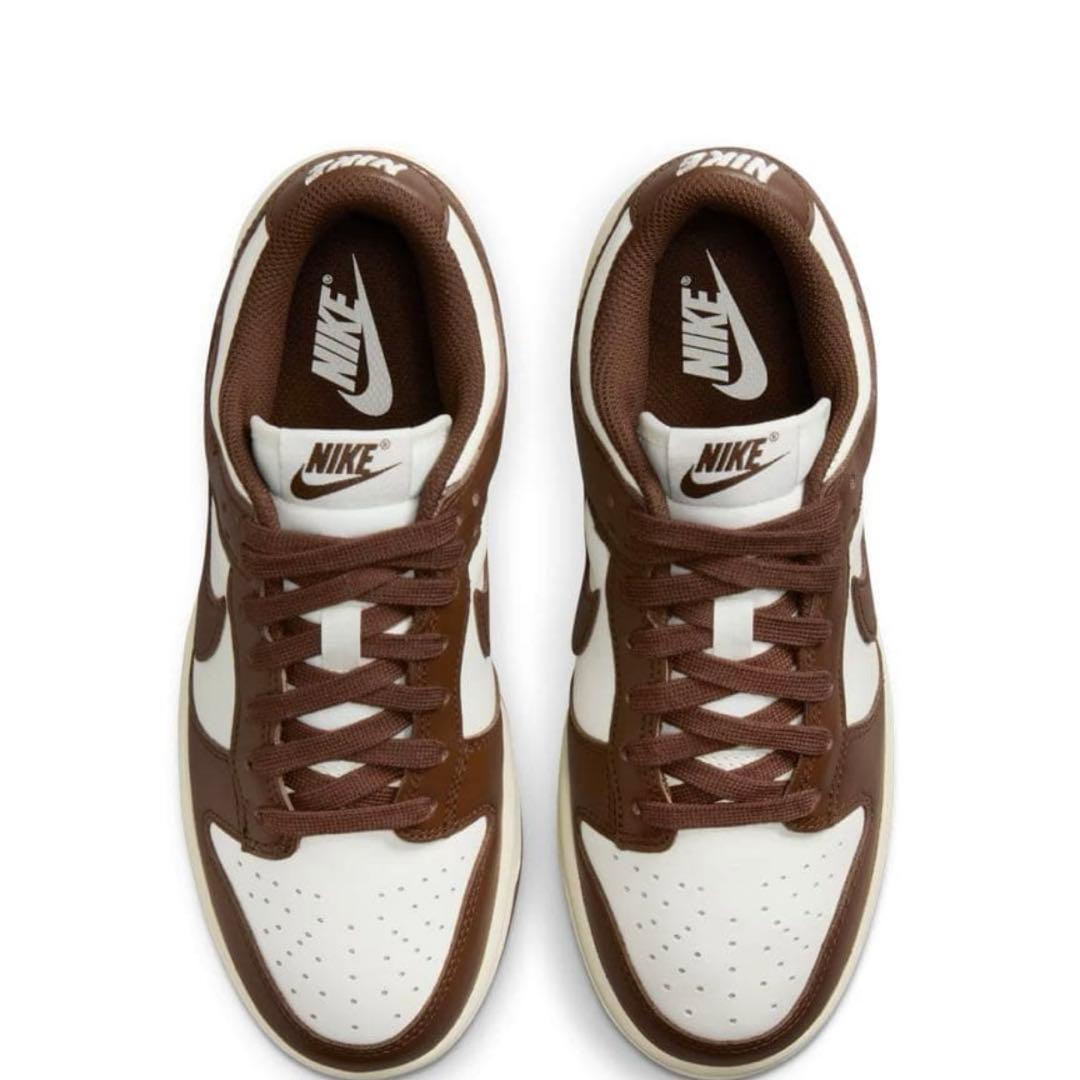 NIKE ダンクLOW ブラウン/ホワイト　レディース23.5cm