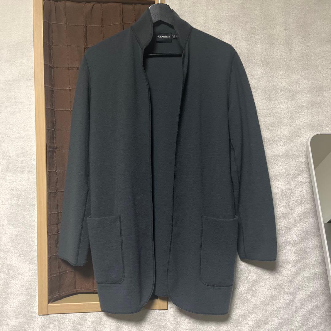 giorgio armani カシミヤ ニットジャケット カーディガン