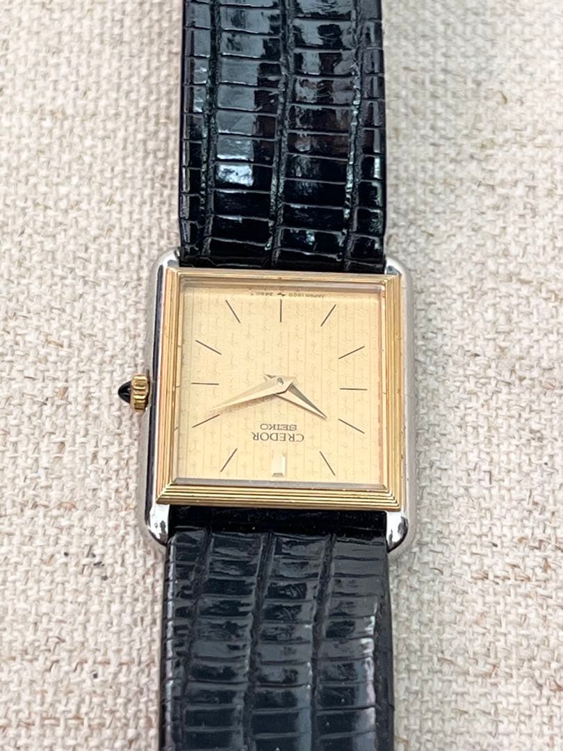 稼働 セイコー クレドール YG×SS 1400-6940