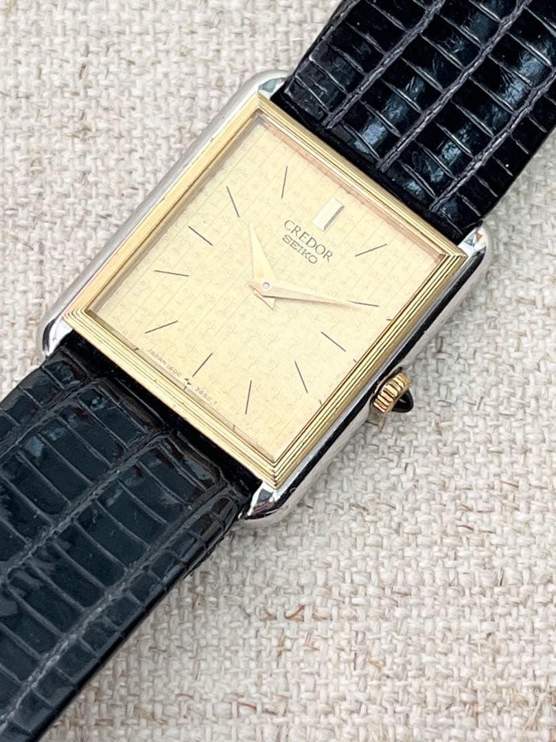 稼働 セイコー クレドール YG×SS 1400-6940