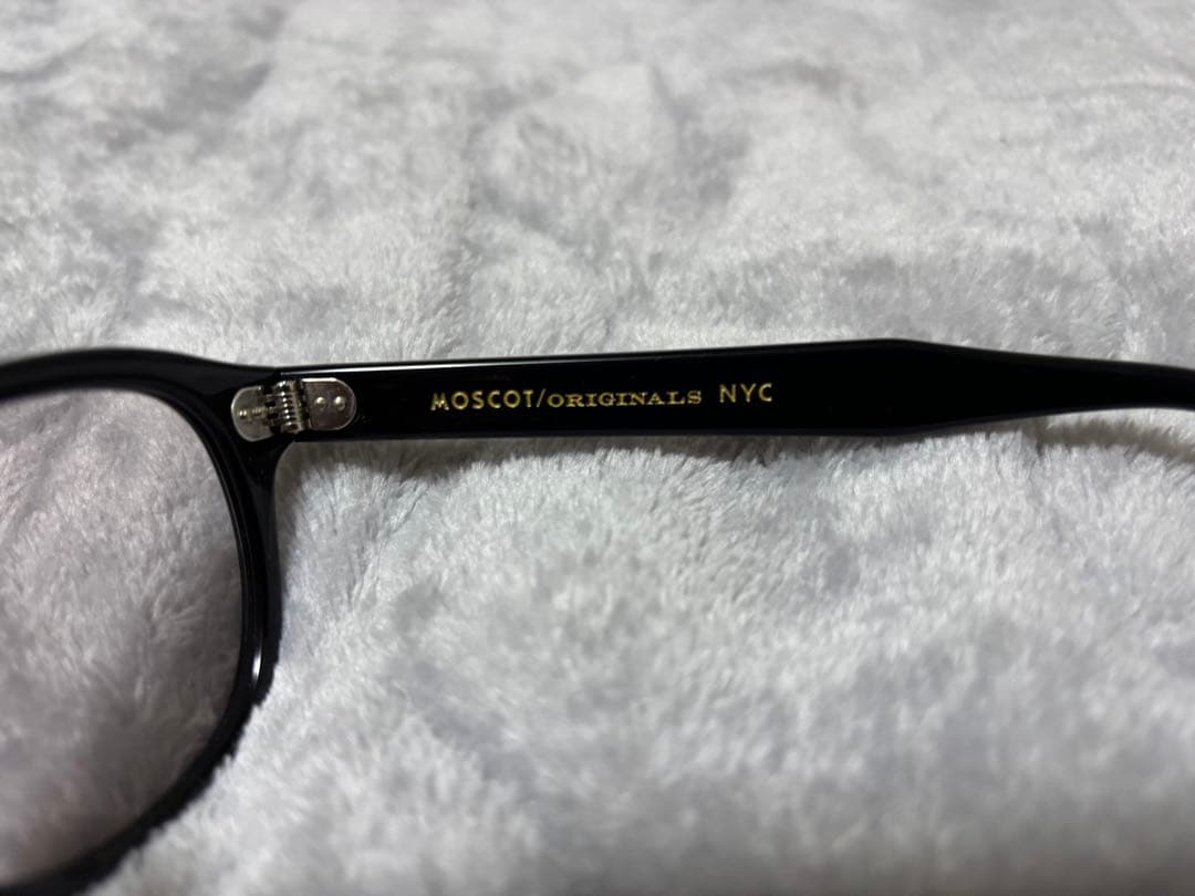 美品　MOSCOT LEMTOSH JPN LTD 49mm 度無しレンズ