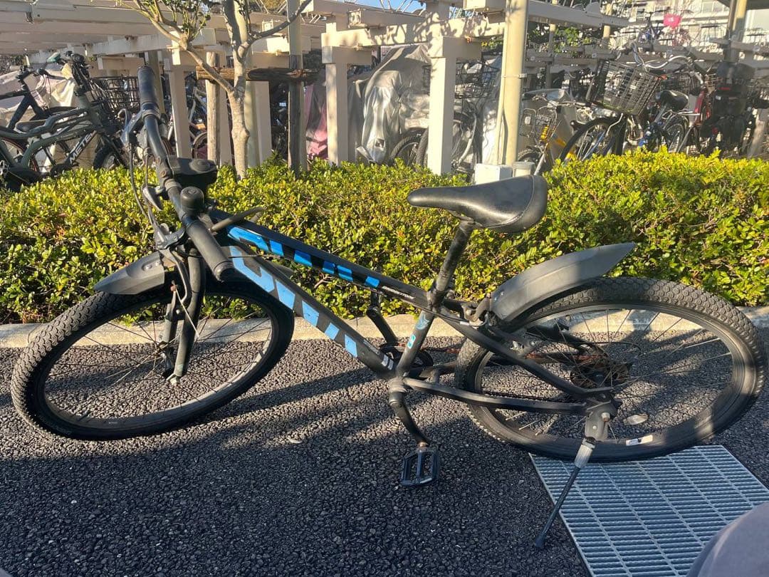 ブリヂストン MTB マウンテンバイク 7段変速 鍵3本付き 中古