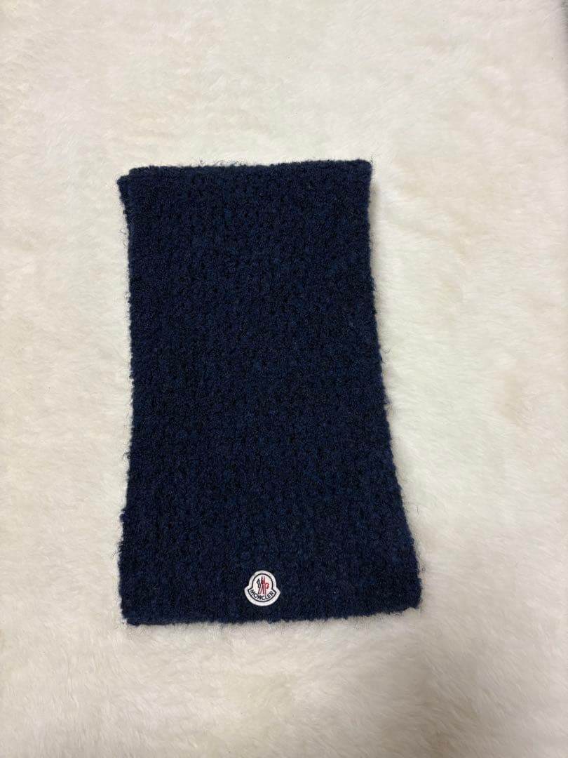 MONCLER ネイビー マフラー