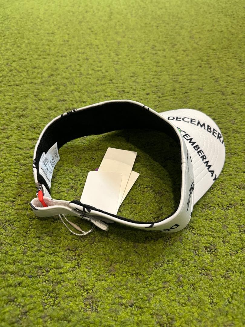 DECEMBERAY ホワイト バイザー フリーサイズ