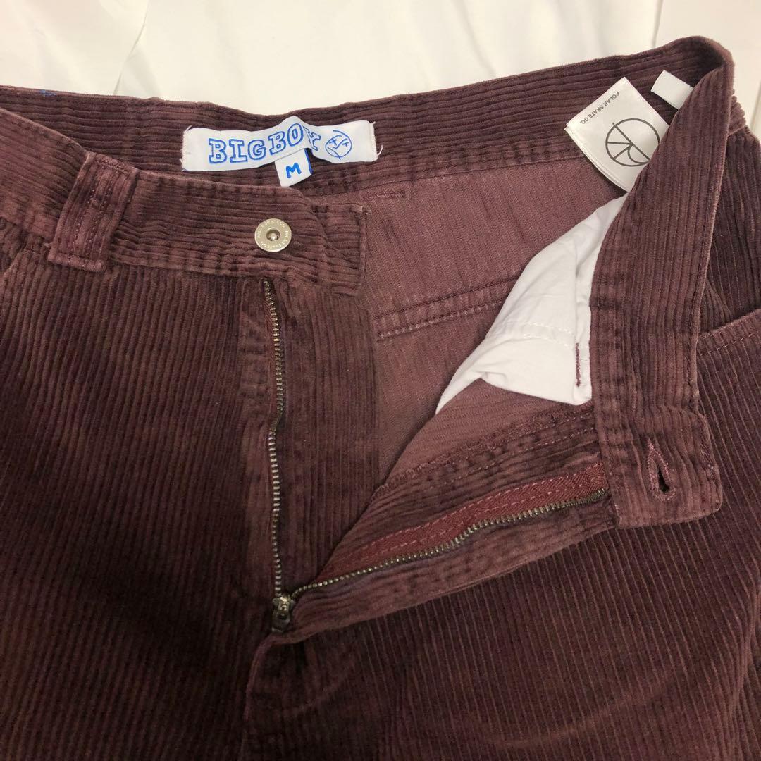 あPolar Skate Co.Big Boy Cords Bordeau