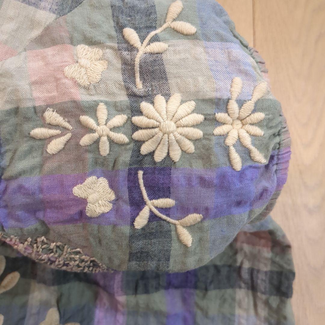 ワンピース Apolina Iris smock picninc check 7-9Y