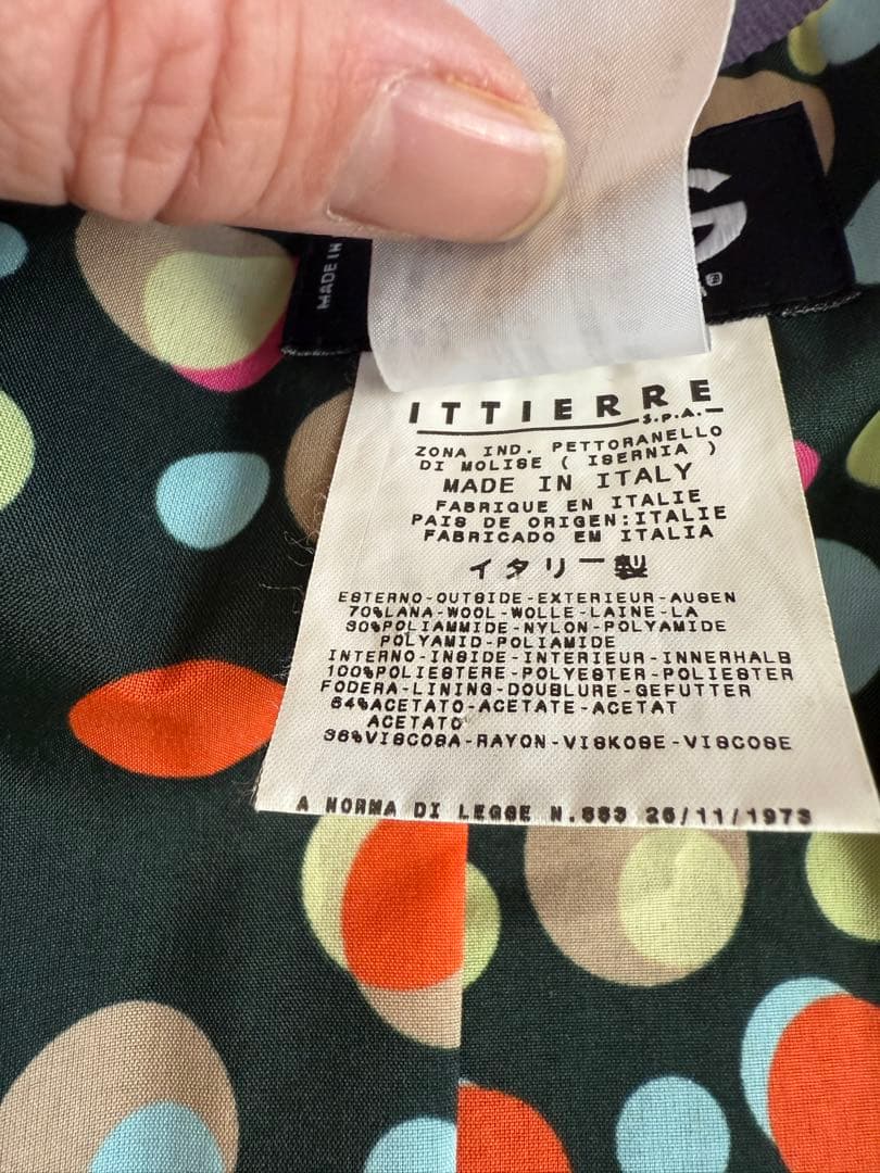 『北極星日淘公式アカウント01 様』D&G 薄紫色 ベルト付きロングコート