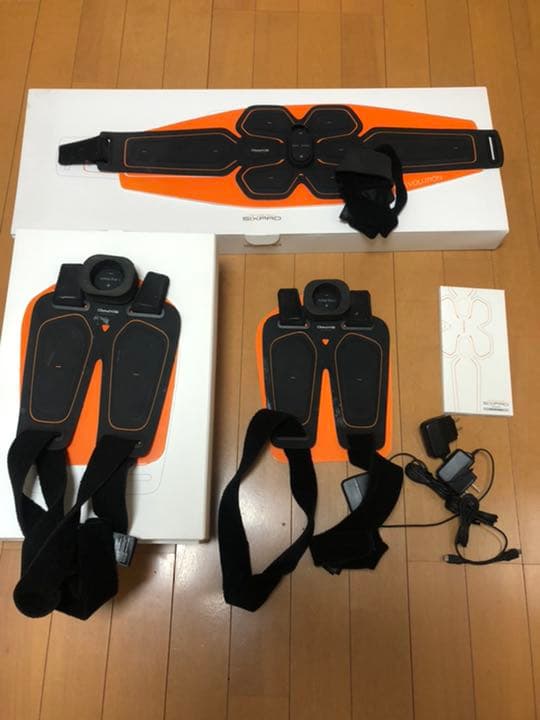 シックスパッド　アブベルト　レッグベルト2個