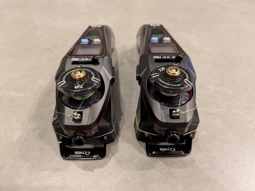 ワカサギ　リール　クリスティアCRS　仕掛け