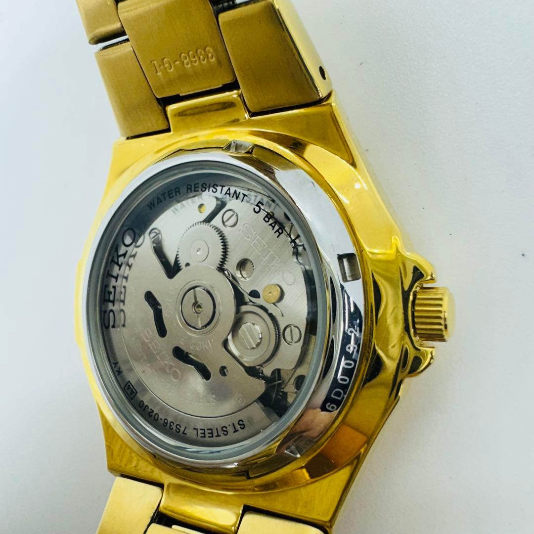 ✨SEIKO✨セイコー✨7S36-02J0✨デイデイト✨ゴールド文字盤✨腕時計✨