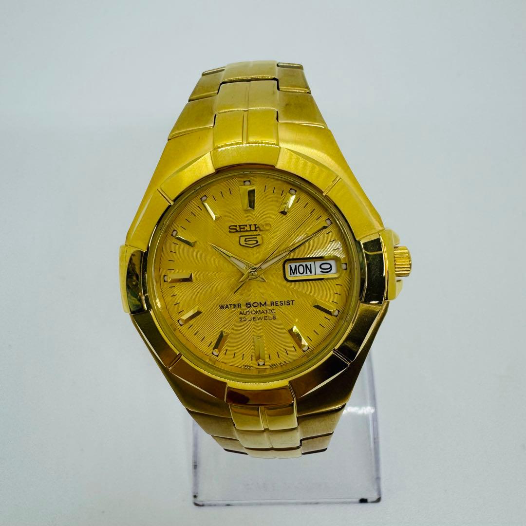 ✨SEIKO✨セイコー✨7S36-02J0✨デイデイト✨ゴールド文字盤✨腕時計✨
