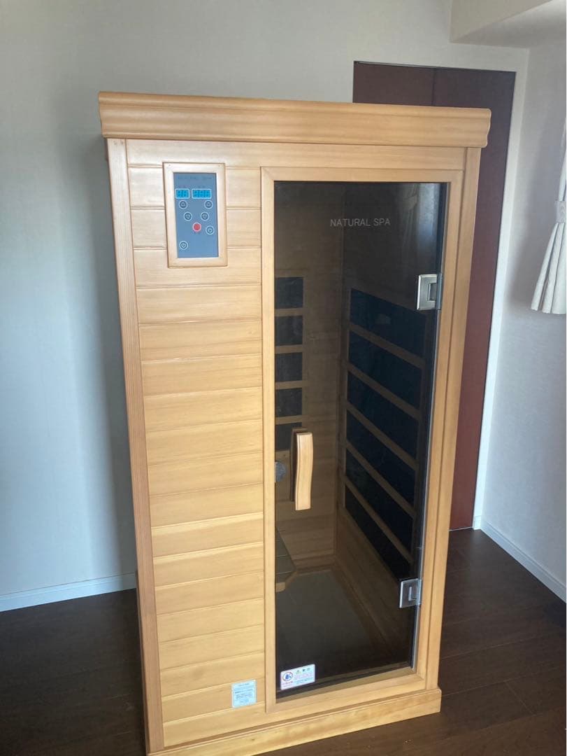 【100V家庭用サウナ】遠赤外線リラクゼーションサウナ　NATURAL SPA
