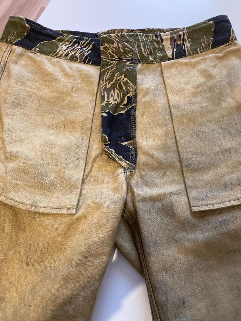 美品｜リアルマッコイズ タイガーカモ カーゴ S ショートパンツ ハーフパンツ