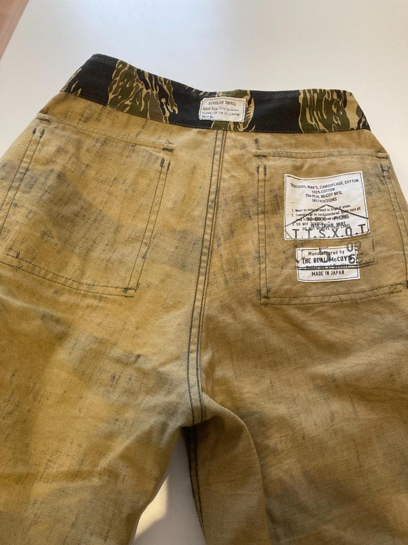 美品｜リアルマッコイズ タイガーカモ カーゴ S ショートパンツ ハーフパンツ