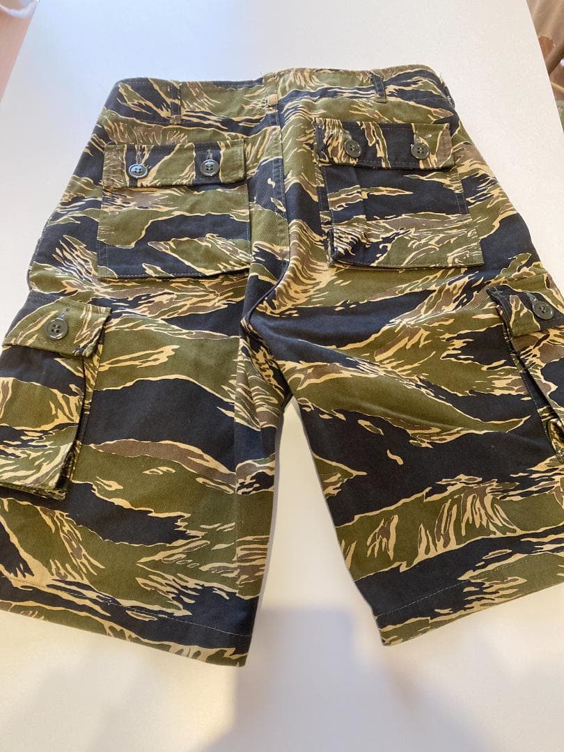 美品｜リアルマッコイズ タイガーカモ カーゴ S ショートパンツ ハーフパンツ