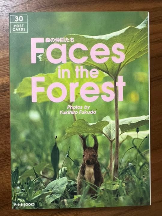 Faces in the forest 森の仲間たち : postcard b…
