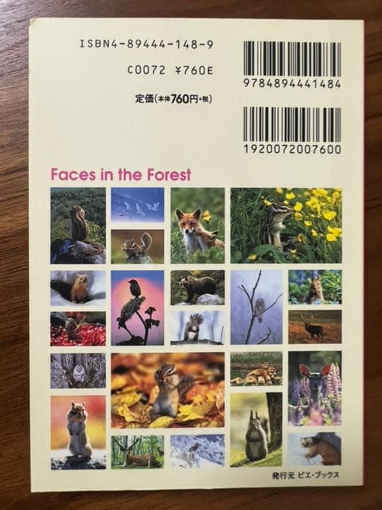 Faces in the forest 森の仲間たち : postcard b…