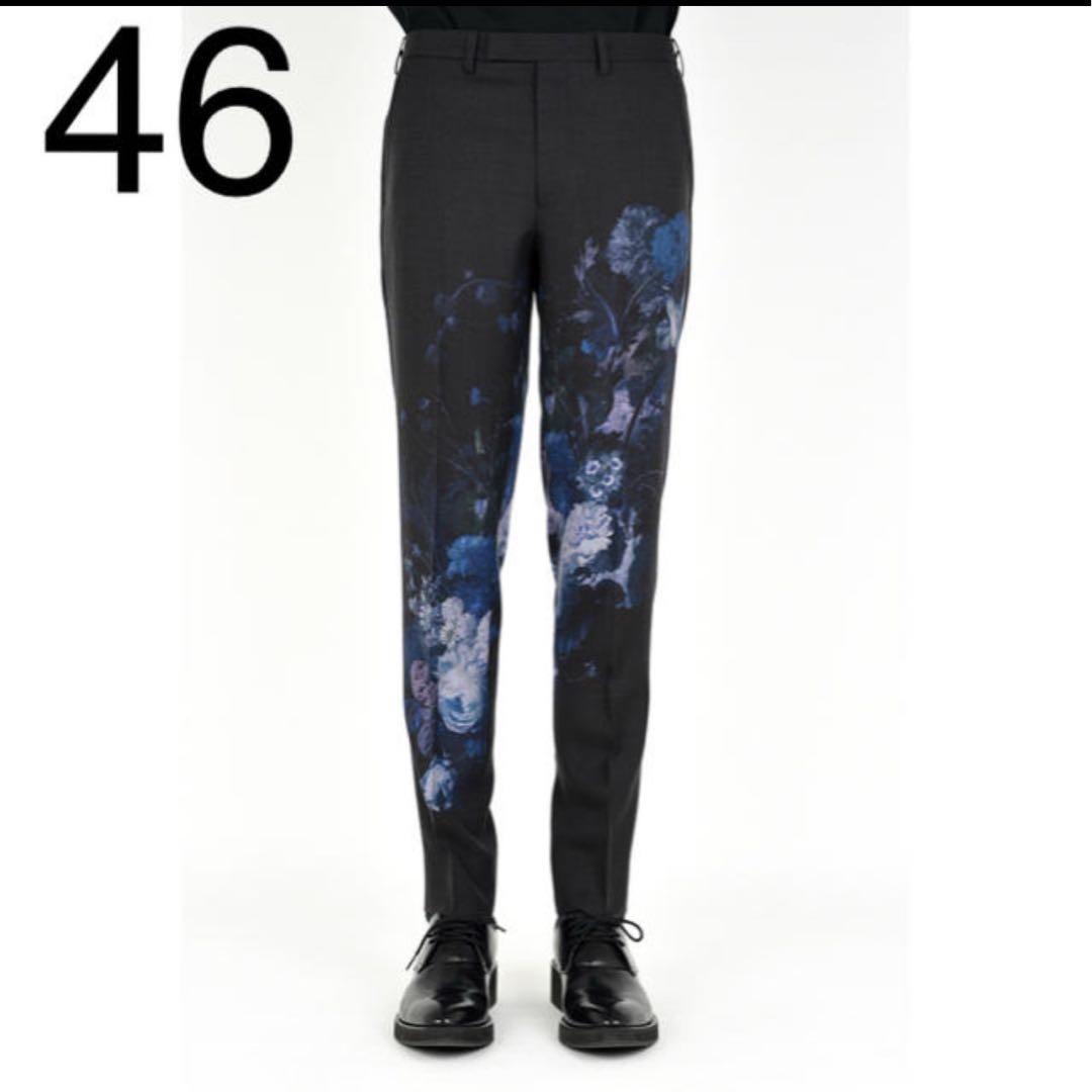 花柄プリント スラックス 46