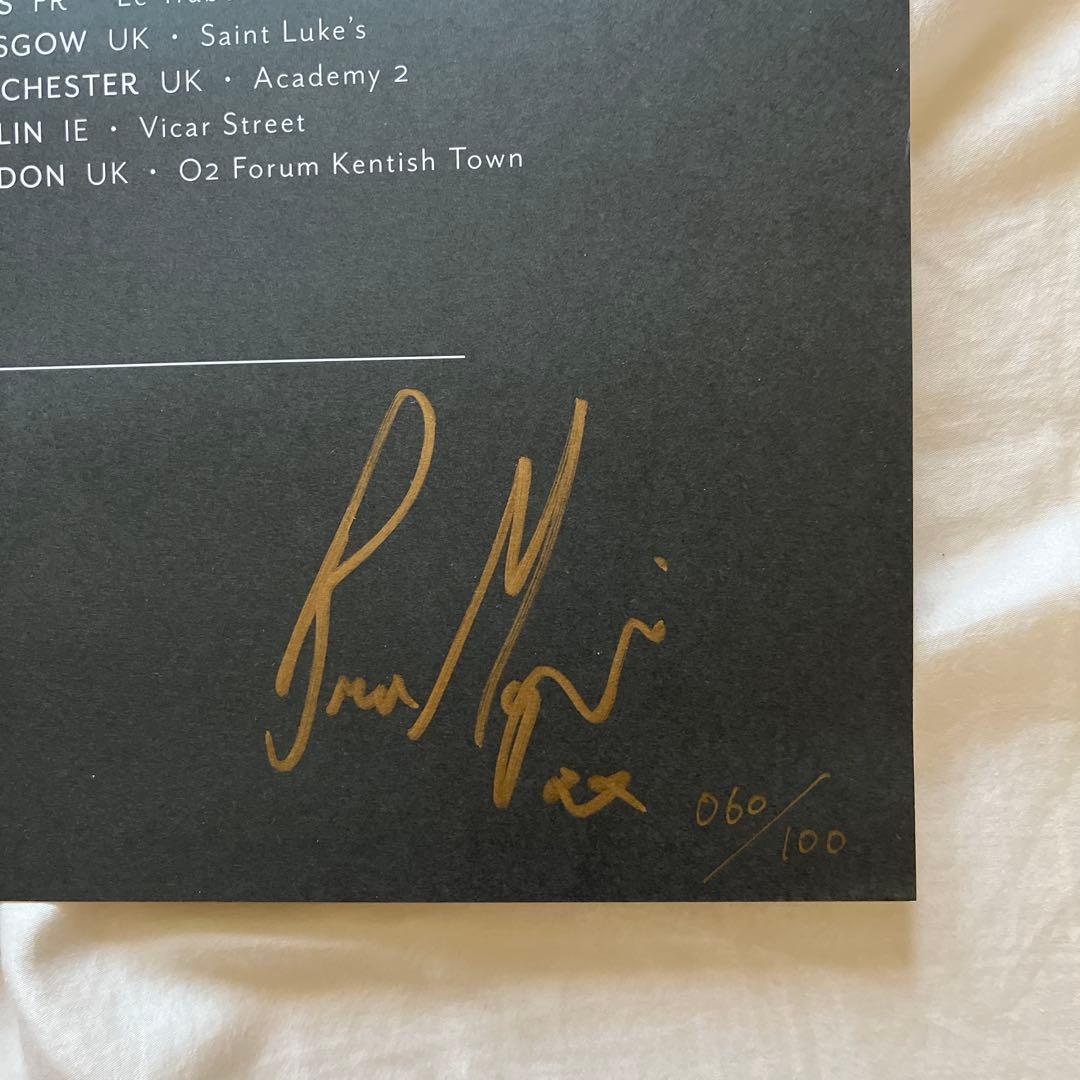 Bruno Major 2023tour ポスター（サイン入り）