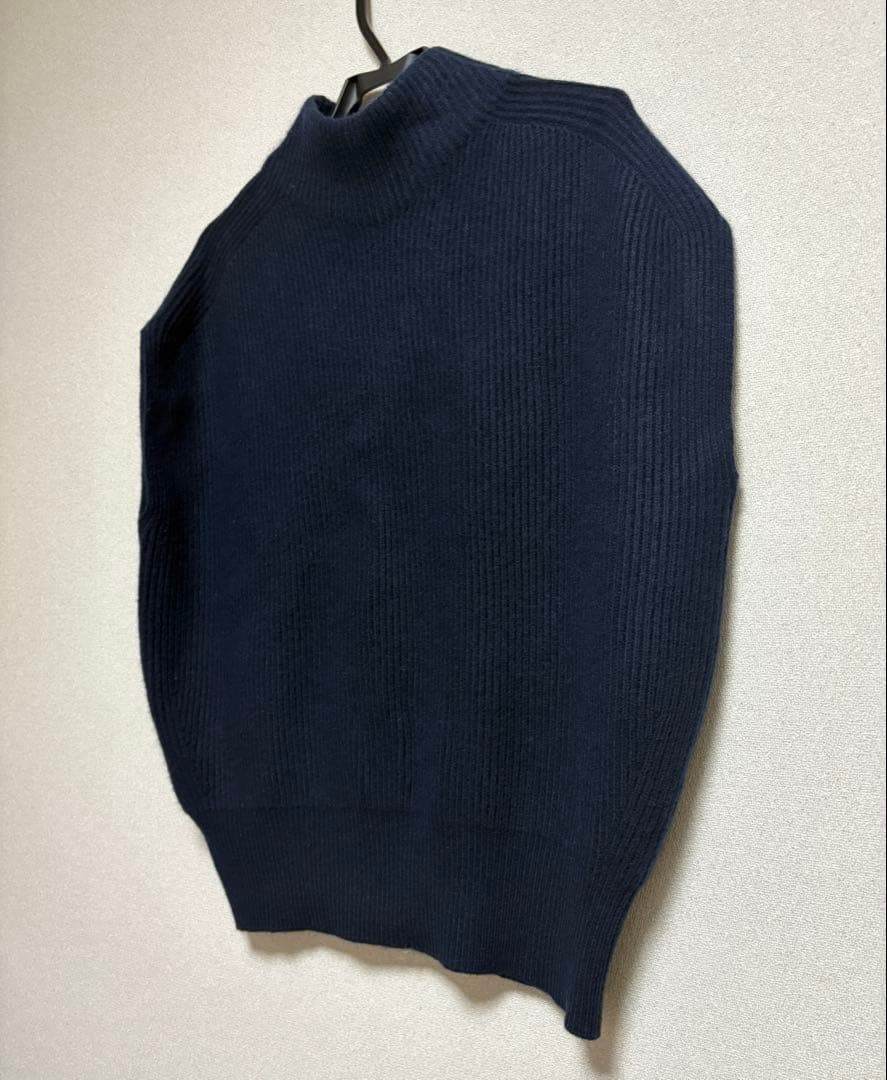 Mymk【Drawer/ドゥロワー】9G畦編みボトルネックノースリーブ