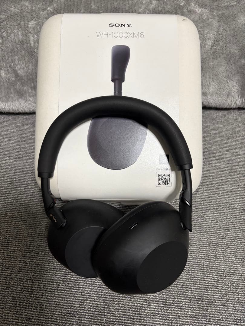 WH-1000XM6 ブラック　Sonyワイヤレスヘッドホン