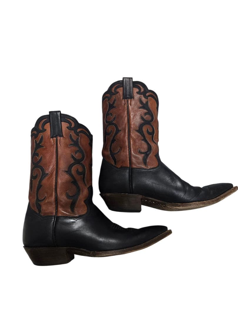 【​希少/箱付】Justin Diamond ウエスタンブーツ 25.5㎝