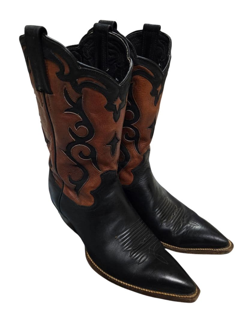 【​希少/箱付】Justin Diamond ウエスタンブーツ 25.5㎝