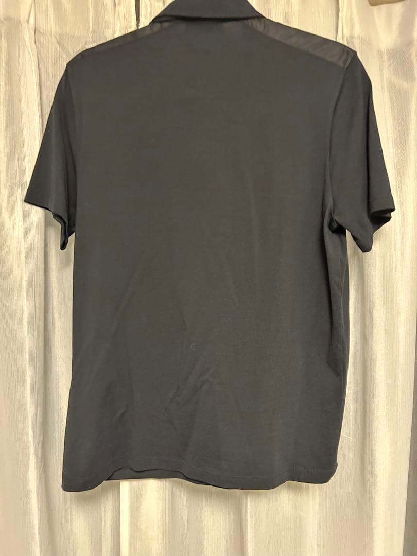 【eru】PRADA 黒 ポロシャツ ナイロンポケット付き