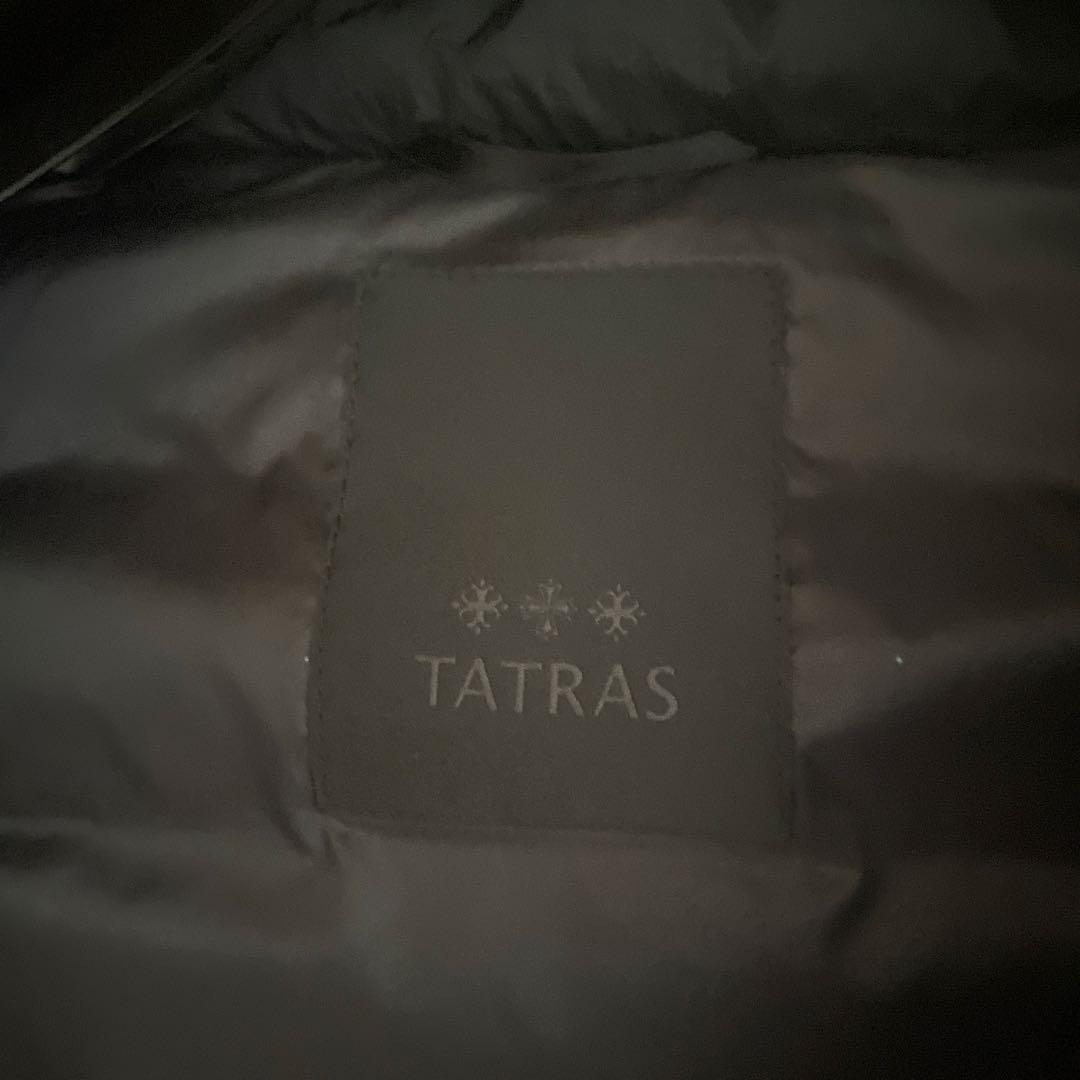 TATRAS ブラック ダウンベスト 03ファー付き
