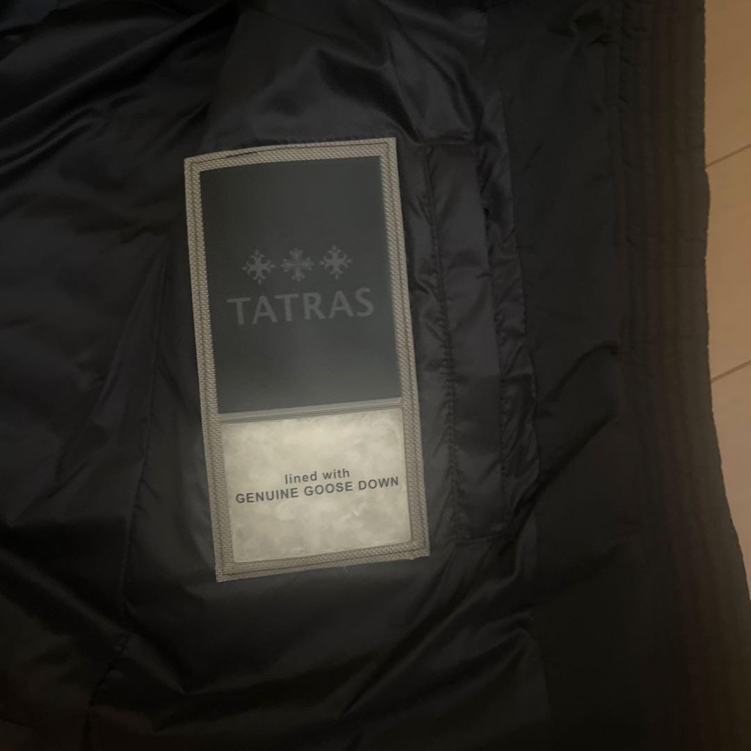 TATRAS ブラック ダウンベスト 03ファー付き