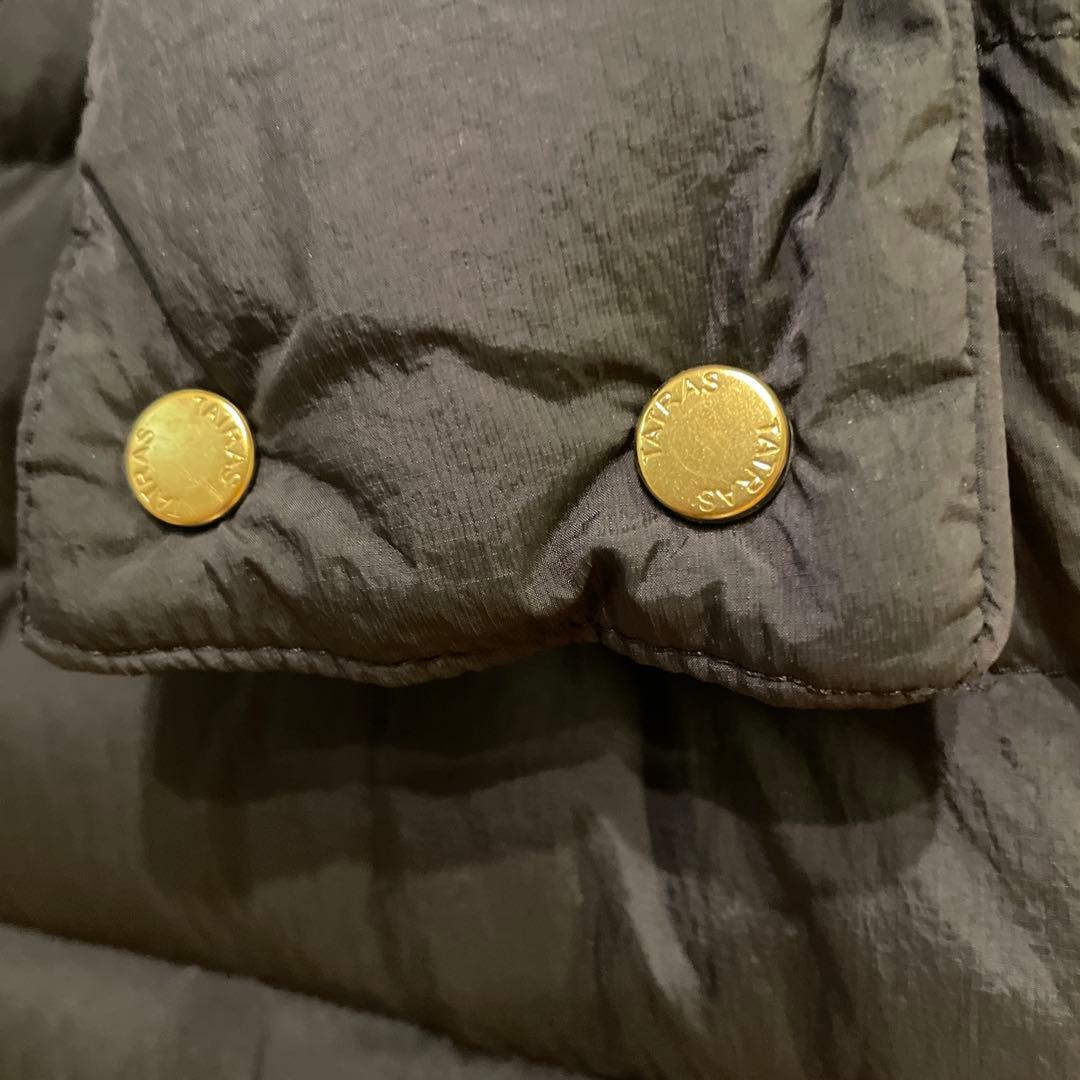 TATRAS ブラック ダウンベスト 03ファー付き