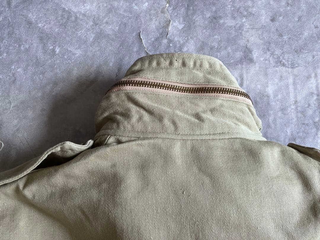 80's ベージュ カーキ M65フィールドジャケット アメリカ製 廃盤 S-R