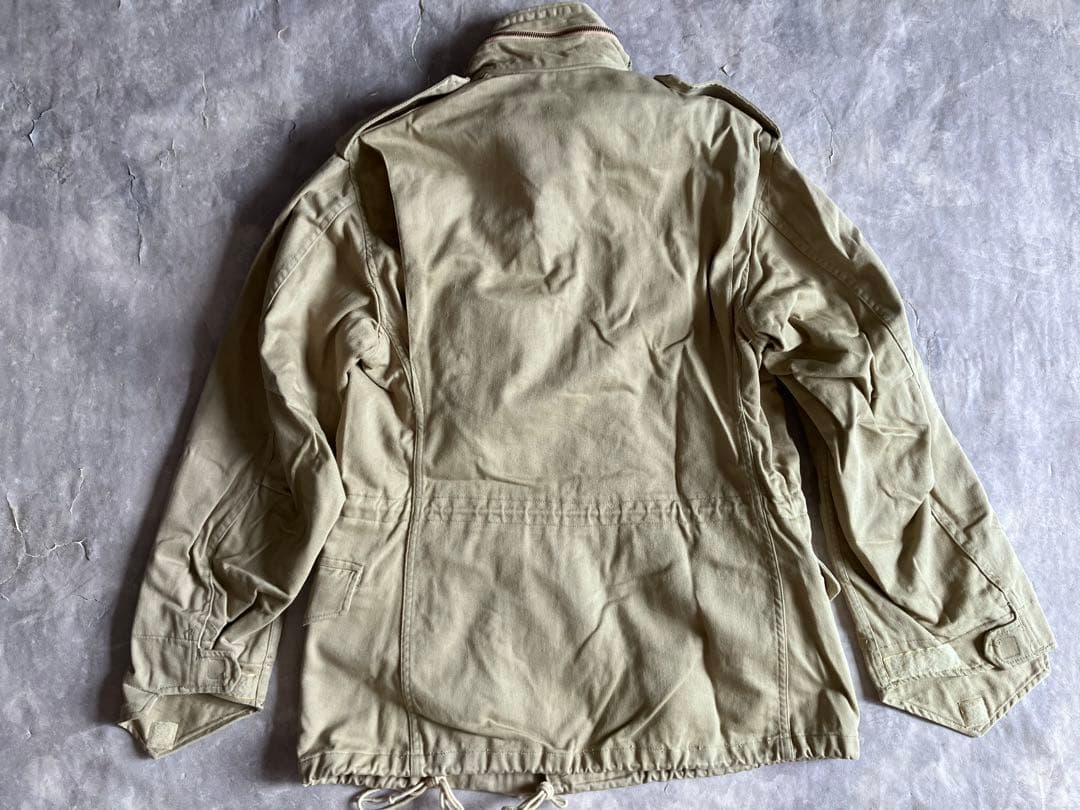 80's ベージュ カーキ M65フィールドジャケット アメリカ製 廃盤 S-R