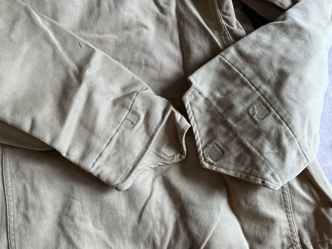 80's ベージュ カーキ M65フィールドジャケット アメリカ製 廃盤 S-R