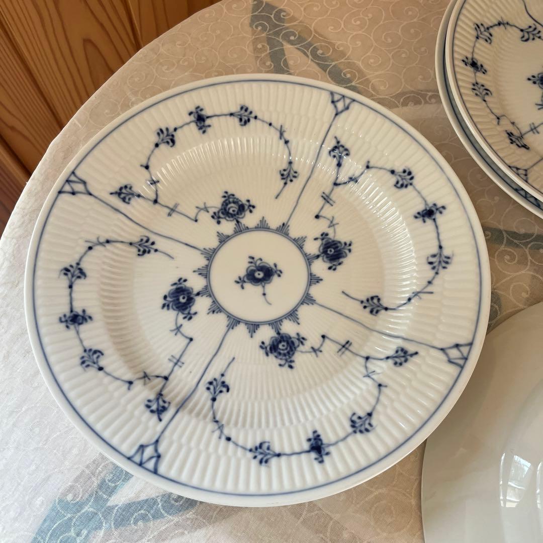奏様　　ロイヤルコペンハーゲン ブルーフルーテッド 大皿 2枚セット