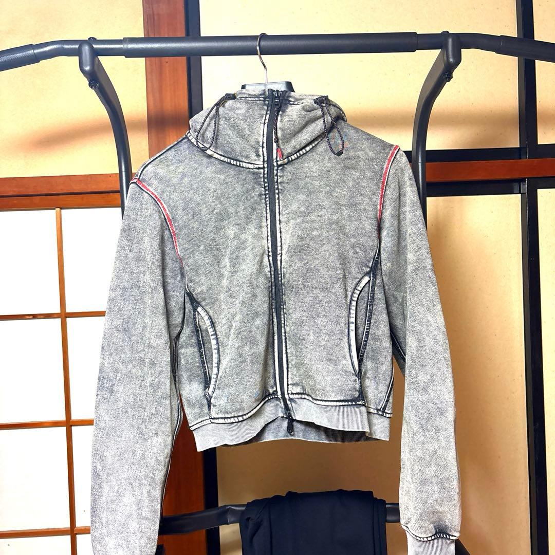 arice 様用 DIESEL グレー ジップアップパーカー