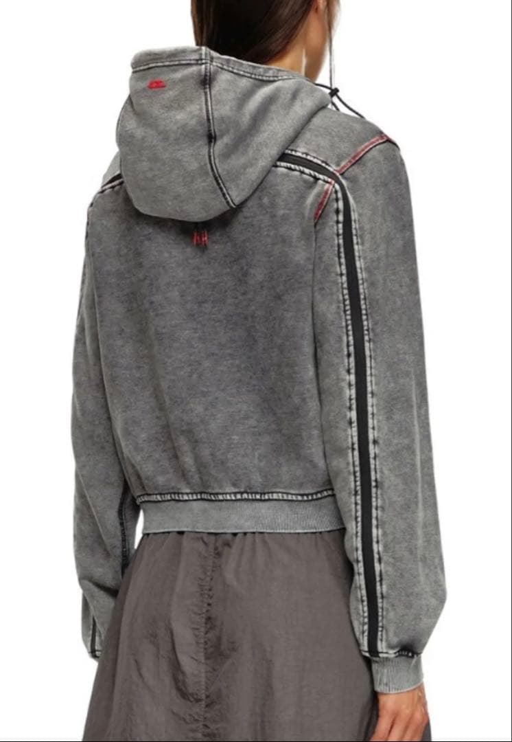 arice 様用 DIESEL グレー ジップアップパーカー