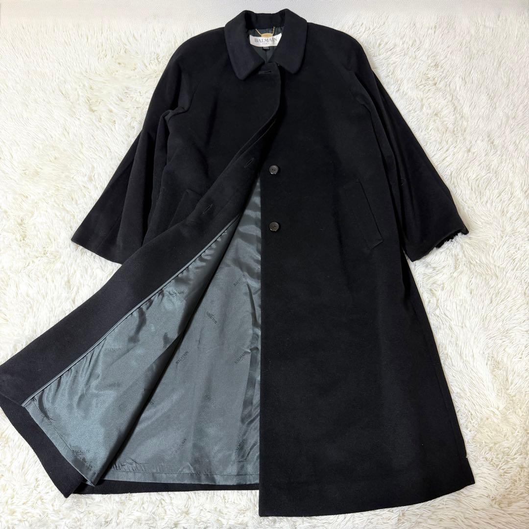 美品✨BALMAIN バルマン カシミヤ100% ロングコート サイズ11