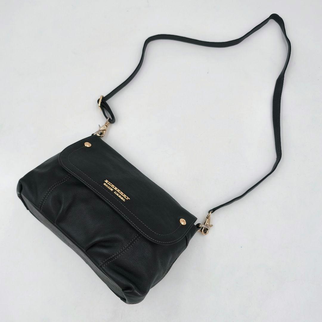 【希少 高級◎】バーバリー ショルダーバッグ 斜め掛け ノバチェック 本革 廃盤