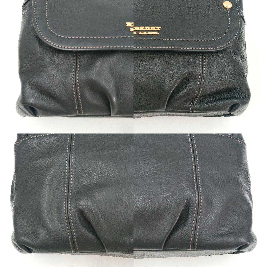 【希少 高級◎】バーバリー ショルダーバッグ 斜め掛け ノバチェック 本革 廃盤