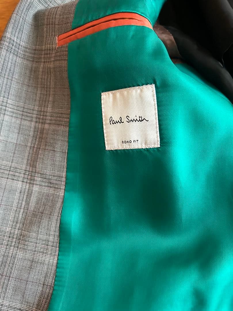 Paul Smith チェック柄スーツ スリーピースLサイズ