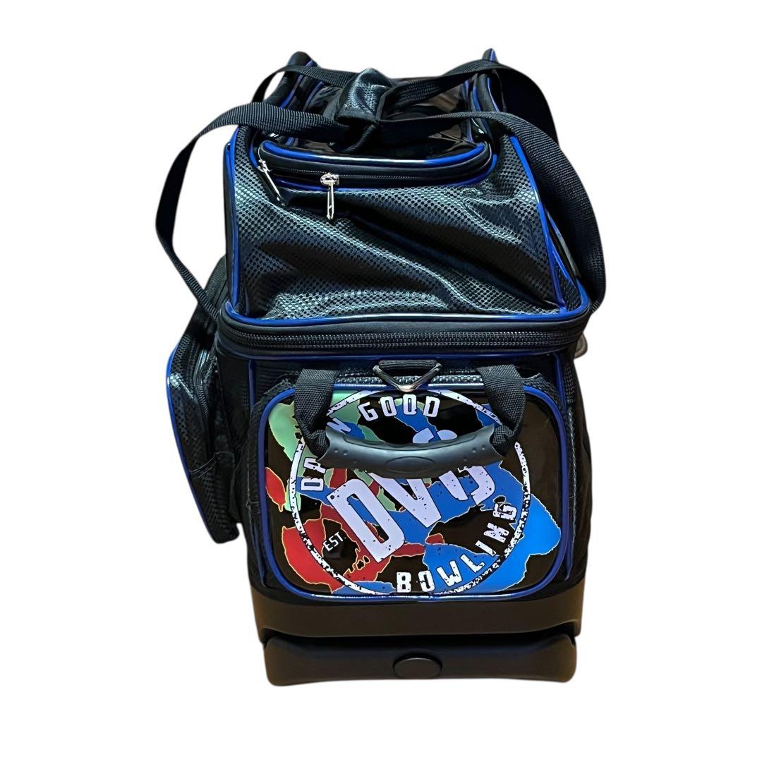 ボウリングバッグ 2個用 キャスター付き カラフル