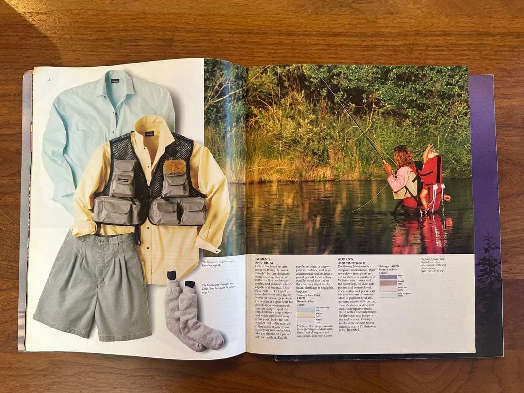 や*ん様 patagonia パタゴニア カタログ 1989spring &fa