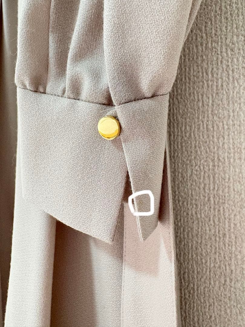 ANAYI アナイ　ソフトアムンゼンタックフレア ワンピース34サイズ