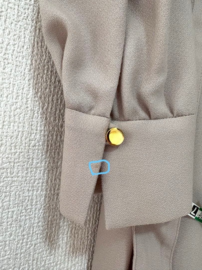 ANAYI アナイ　ソフトアムンゼンタックフレア ワンピース34サイズ