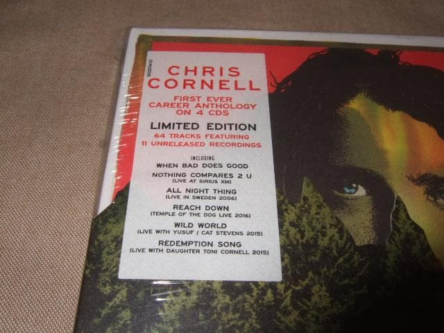 CHRIS CORNELL,新品未開封,SOUNDGARDEN,4CD,限定盤