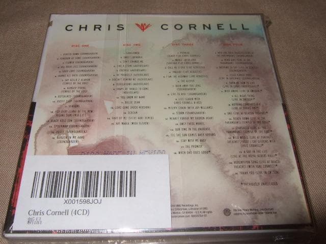 CHRIS CORNELL,新品未開封,SOUNDGARDEN,4CD,限定盤